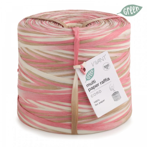 BOBINA MULTI PAPER RAFFIA 500mt - rosa