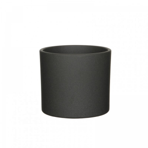 VASO ERA D19,5 H17,5 cm - dark grey matt