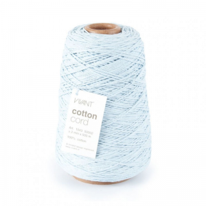 COTTON CORD 500MTX2MM - celeste