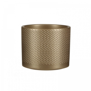 VASO ERA D15 H13 cm - gold rilief