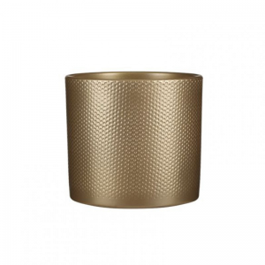 VASO ERA D23 H21,5 cm -gold relief