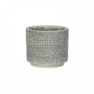 VASO CEMENTO KJELD D14 H12,5 - grey