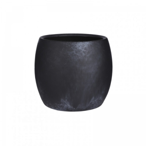 VASO LESTER D20 H18cm - black stone