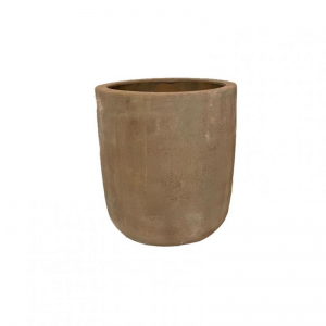 VASO CAIRO TERRACOTTA D20 H20 - l.brown