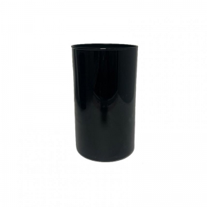 CILINDRO VETRO D10 H20 CM BASIC - nero