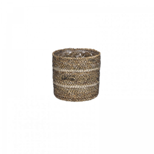 CESTO CELESTIAL SEAGRASS D14 H14 - white