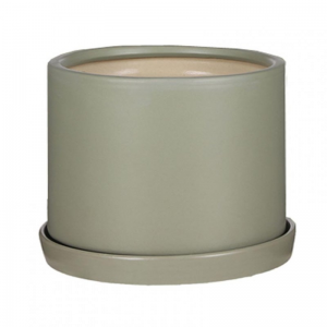 VASO MILAN D31,5 H26cm - green matt