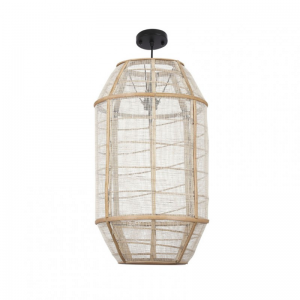 LAMPADARIO PELLA D32,5 H58 cm - beige