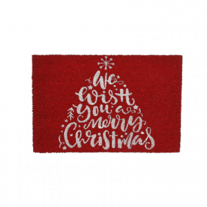 ZERBINO MERRY XMAS 60X40 cm - red