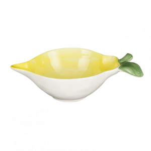 CIOTOLA LIMONE 17X8,5 H4,5 cm - yellow