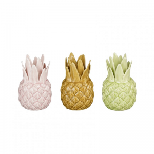 CANDELABRO ANANAS D6,5 H11 3mod.ass.