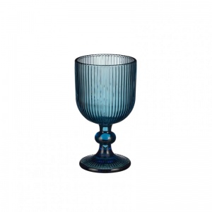 CALICE VINO vetro D8 H14,5 - blue