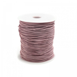 N/ROUND ELASTIC 200M 1MM - marble rosa