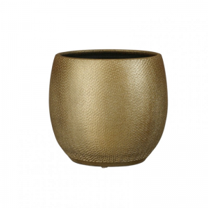 VASO PORTO terrac D22,5 H23cm -gold meta