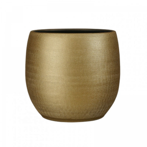 VASO PORTO terrac D32 H32cm -gold metall
