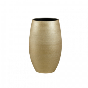 VASO PORTO terrac D31 H50cm -gold metal
