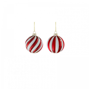 SFERA vetro RIGHE DA APP D8 2ass. - red