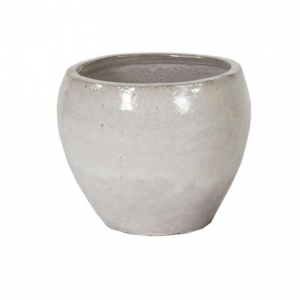 VASO BELLY CERAM.SMALT. D38 H32 - white