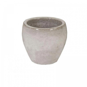 VASO BELLY CERAM.SMALT. D28 H25 - white