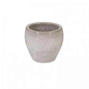 VASO BELLY CERAM.SMALT. D20 H18 - white