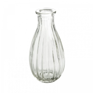 BOTTIGLIA VETRO RIM D8,7 H14,5 CM