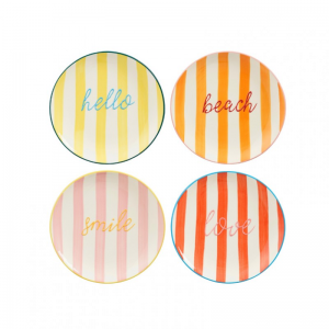 PIATTO CERAMICA D22 H3 4ASS.