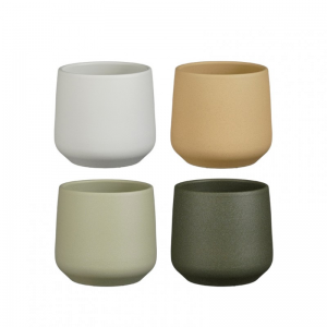 VASO Amber CERAMICA D14 H13,5 4ASS.