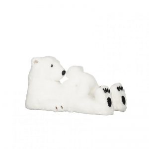 ORSO POLARE C/CUCCIOLO 37X21 H20 - white
