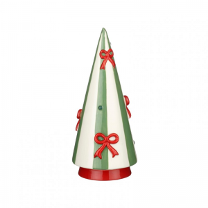 ALBERO CONO ceramica D14 H32,5 - green