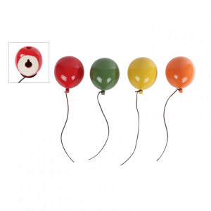 VASO PALLONCINO DA MURO ceram. 4ASS