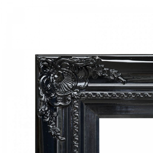 SPECCHIO 60X120CM C/CORNICE 82X142CM NER