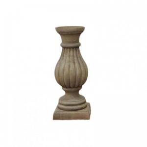 CANDELABRO LEGNO D13 H31 cm - natural