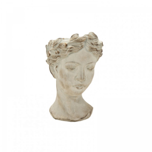 VASO TESTA DONNA CEMENTO D18 H26 - grey