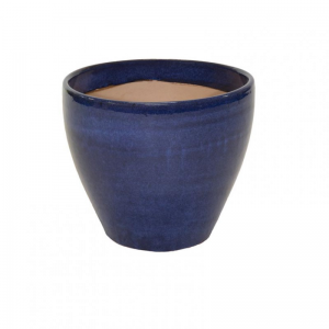 VASO Ceria Egg CERAM.D37 H32 - blu