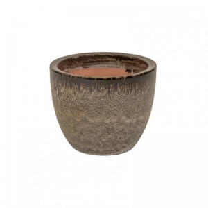 VASO Egg CERAMICA D38 H32 - brown