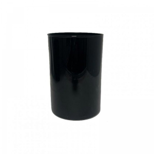 CILINDRO VETRO D12 H20 CM BASIC - nero