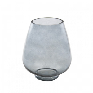 VASO VETRO D20 H24 cm - grigio