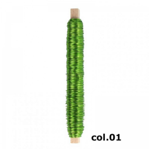 FILO LACCATO 0,50MM 50MT/100GR-apple gre