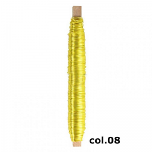FILO LACCATO 0,50MM 50MT/100GR-yellow