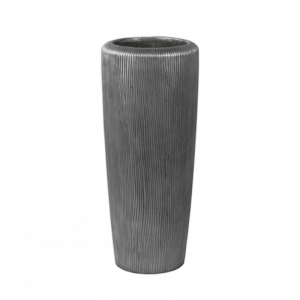 VASO TWIST SILVER D45 H110 cm