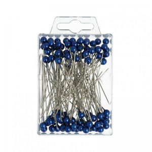 SPILLI C/PERLA 6MM 65MM 100pz - blue