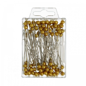 SPILLI C/PERLA 6MM 65MM 100pz - oro