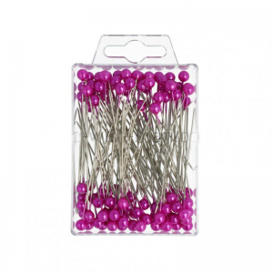 SPILLI C/PERLA 6MM 65MM 100pz - fucsia