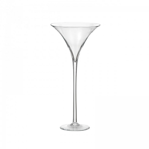 COPPA MARTINI VETRO D30 H70 cm (70-30