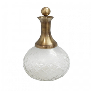 BOTTIGLIA VET/ALLUM. D16,5 H24,8 brass a