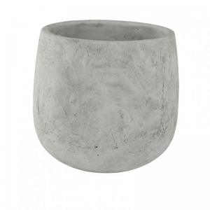 VASO AMBER LIGHT GREY D25 H24 CM