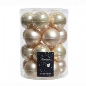 BOX SFERE vetro PZ20 D60mm - pearl