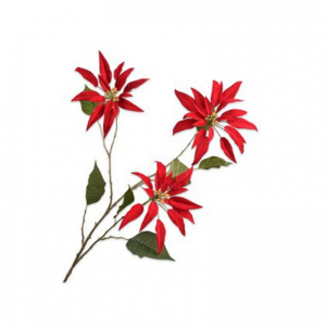 STELLA di NATALE ramo H119cm SI - red