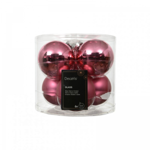 BOX SFERE vetro PZ6 D80mm - pink blossom
