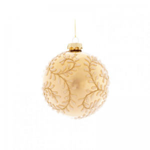SFERA VETRO DEC. RAMETTI D10cm - oro